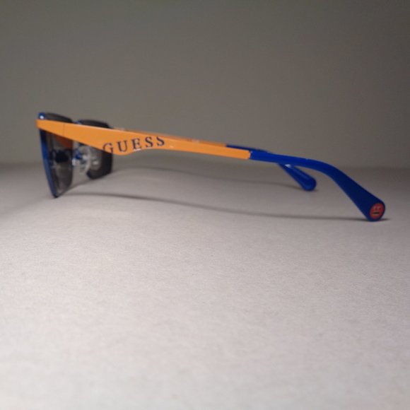 Guess X J BALVIN GU8208 Shiny Orange Smoke New Women\'s Sunglasses